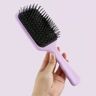 Custom Wholesale Cheaper Mette Airbag comb brush Hair Salon Black Cushion Paddle brush