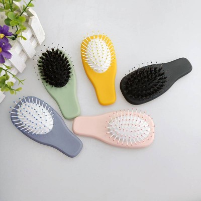 Pocket size travel wholesale custom cheap paddle cushion mini hair brush