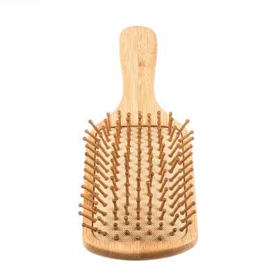 2020 best selling new trending private label  Custom Natural Bamboo Handle Paddle Brush Hair Hand Brushes